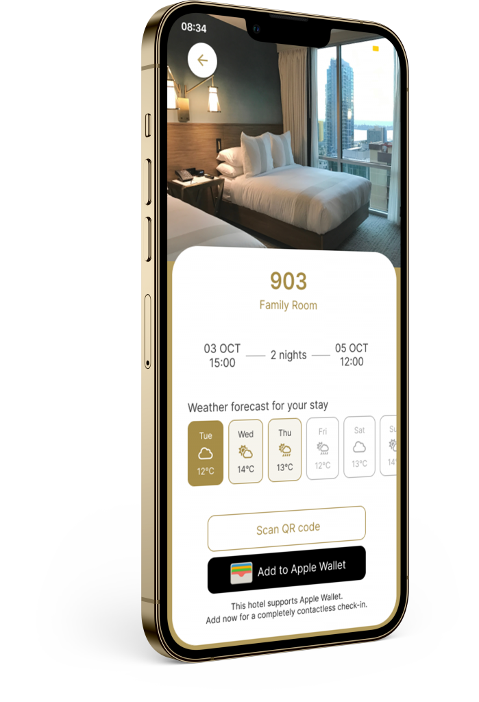 appless check-in hotel reception