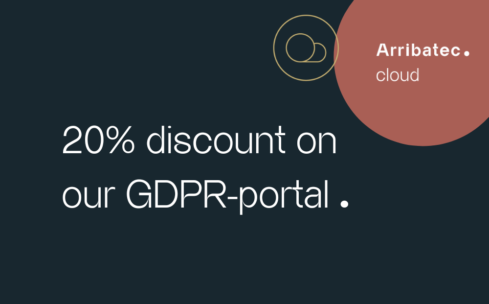 Get 20% discount on the GDPR-portal
