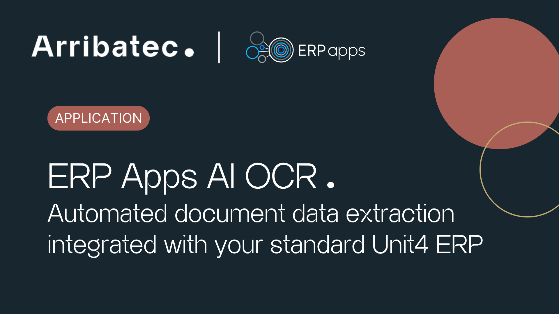 Automated document data extraction integrated with your standard Unit4 ERP​