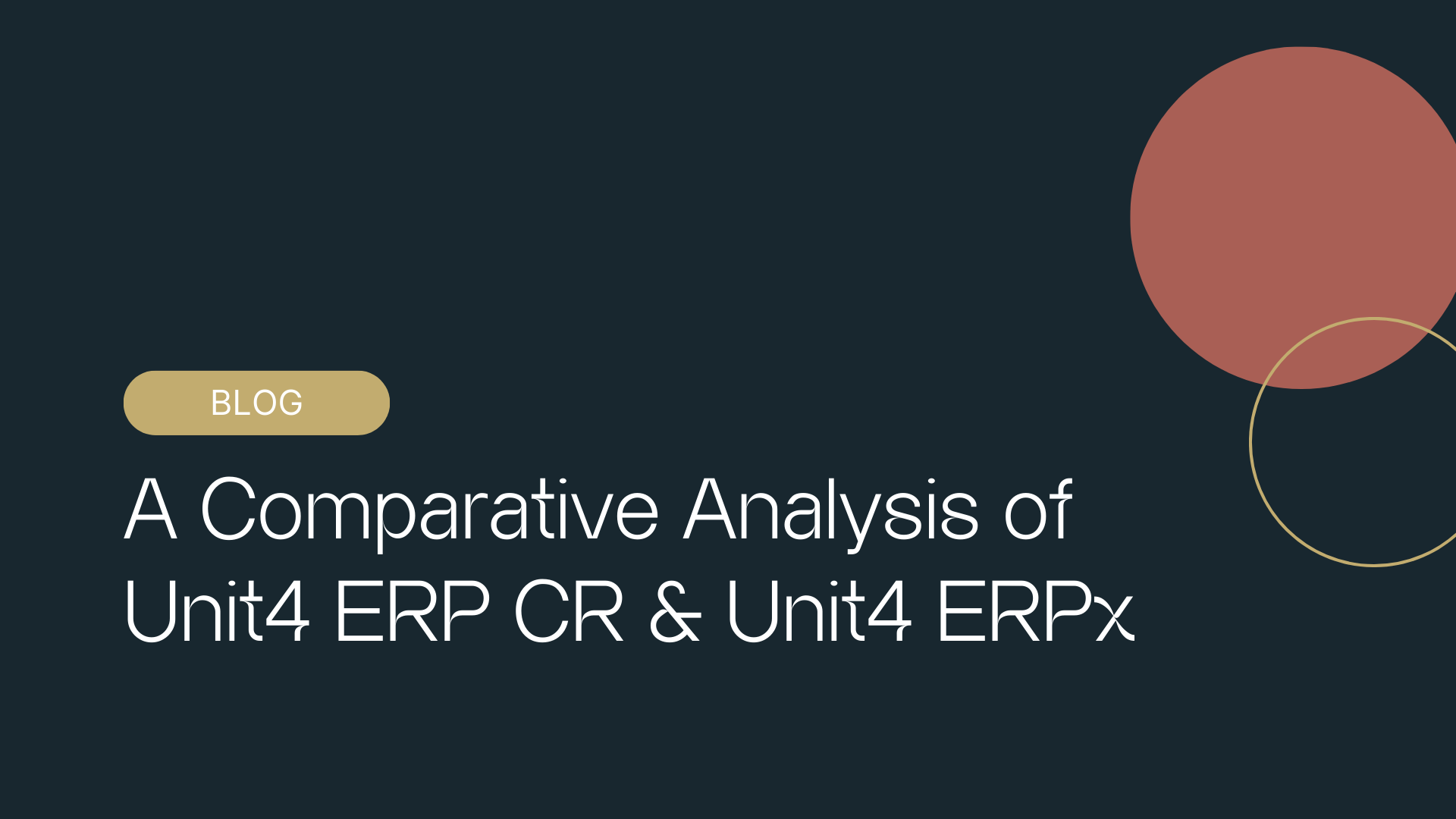 Unit4 ERP CR