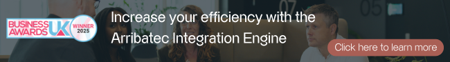 Arribatec are very proud to announce that Arribatec's Integration Engine (AIE) has won Best In-house software solution at the 2025 Business Awards UK