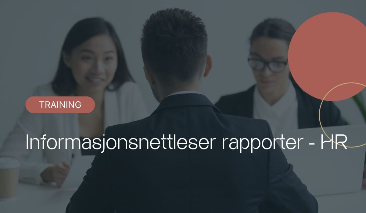 Informasjonsnettleser rapporter hr